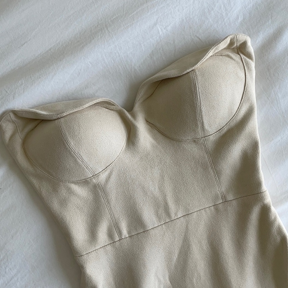 House of CB strapless bustier dress
